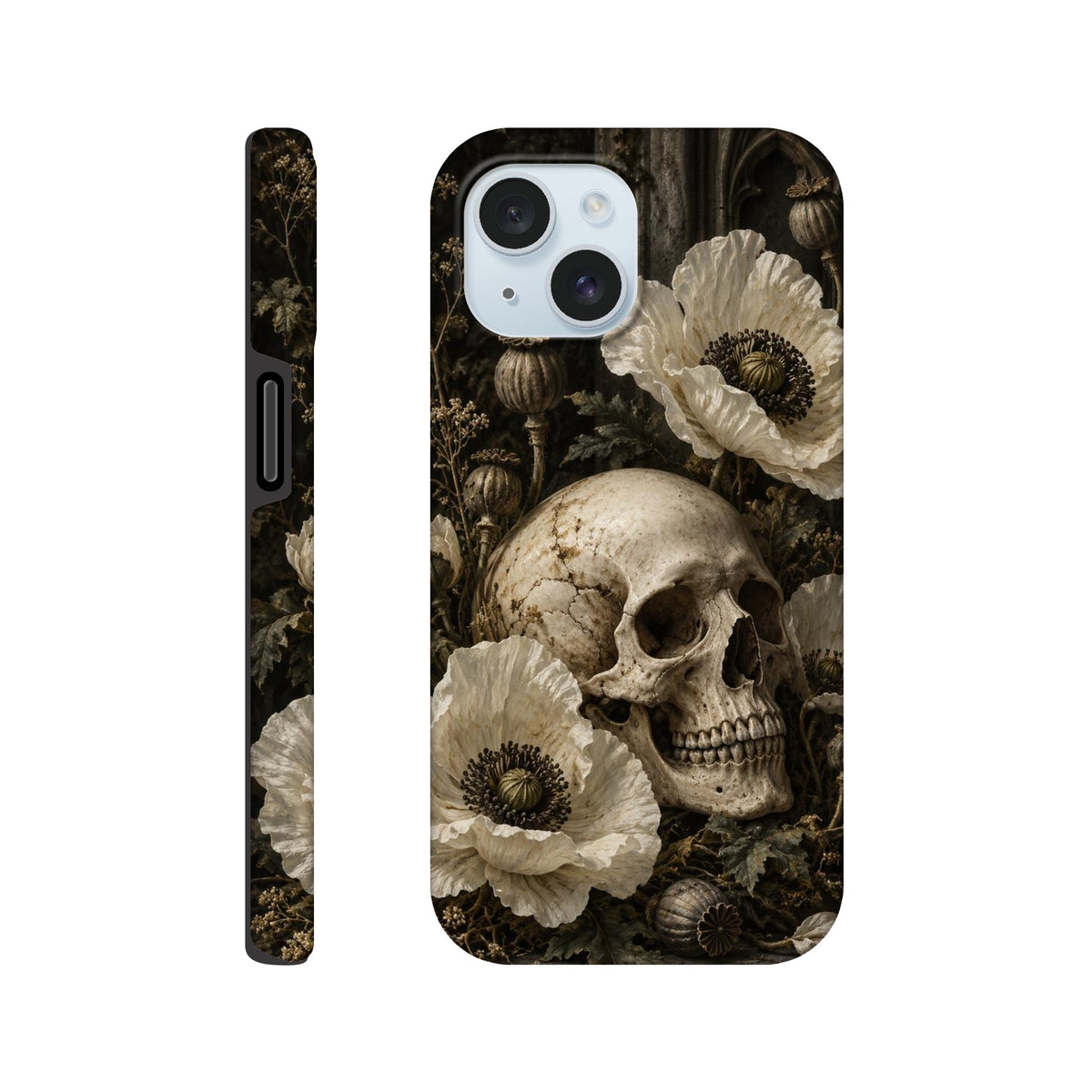 Coque iPhone The Poison Garden, motif botanique sombre inspiré de l’univers des sorcières.