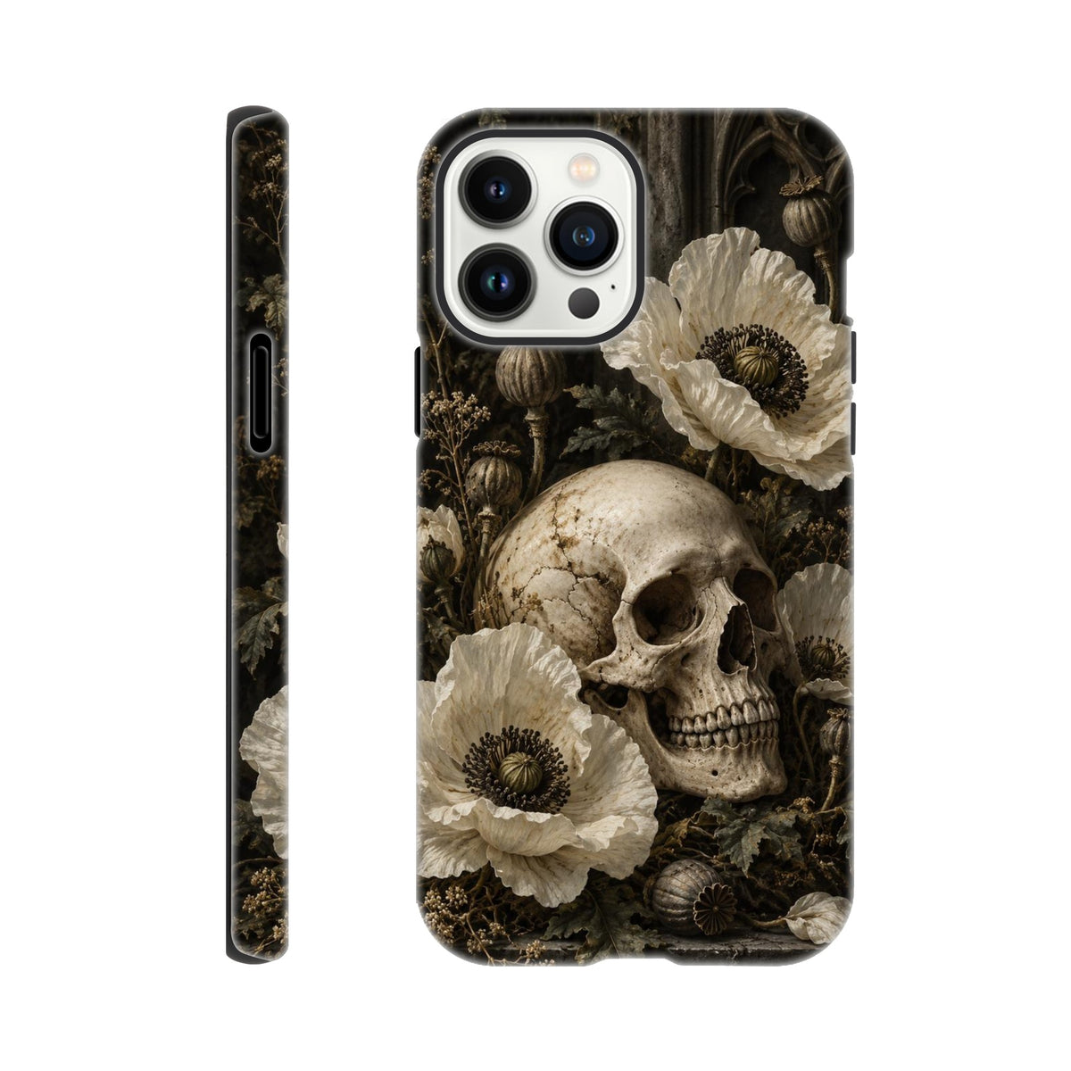 Coque iPhone The Poison Garden, motif botanique sombre inspiré de l’univers des sorcières.