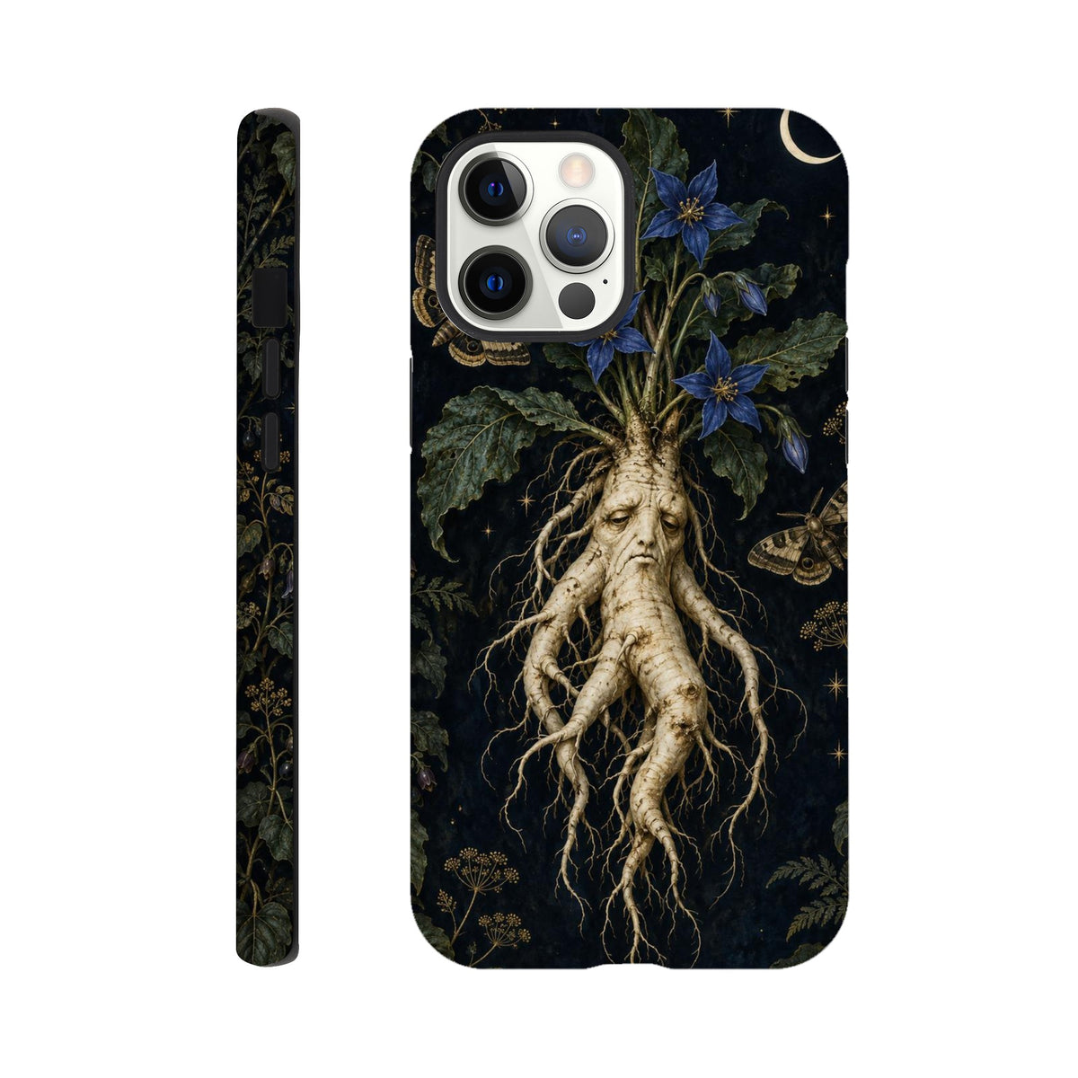 Coque iPhone The Poison Garden, motif botanique sombre inspiré de l’univers des sorcières.