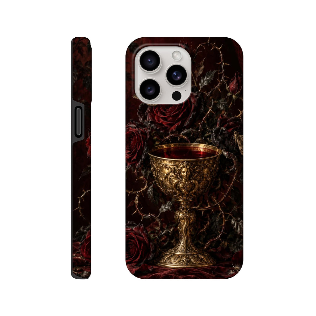 Coque iPhone The Poison Garden, motif botanique sombre inspiré de l’univers des sorcières.