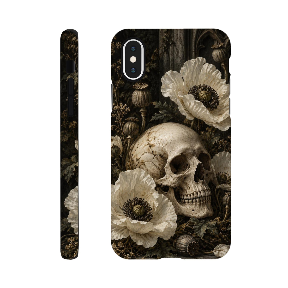 Coque iPhone The Poison Garden, motif botanique sombre inspiré de l’univers des sorcières.