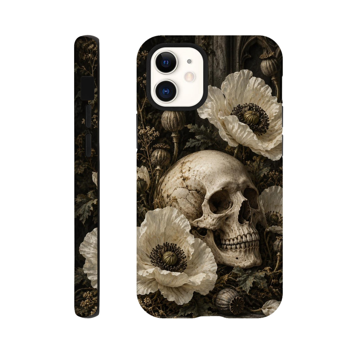Coque iPhone The Poison Garden, motif botanique sombre inspiré de l’univers des sorcières.