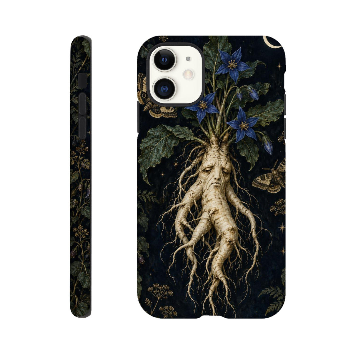 Coque iPhone The Poison Garden, motif botanique sombre inspiré de l’univers des sorcières.