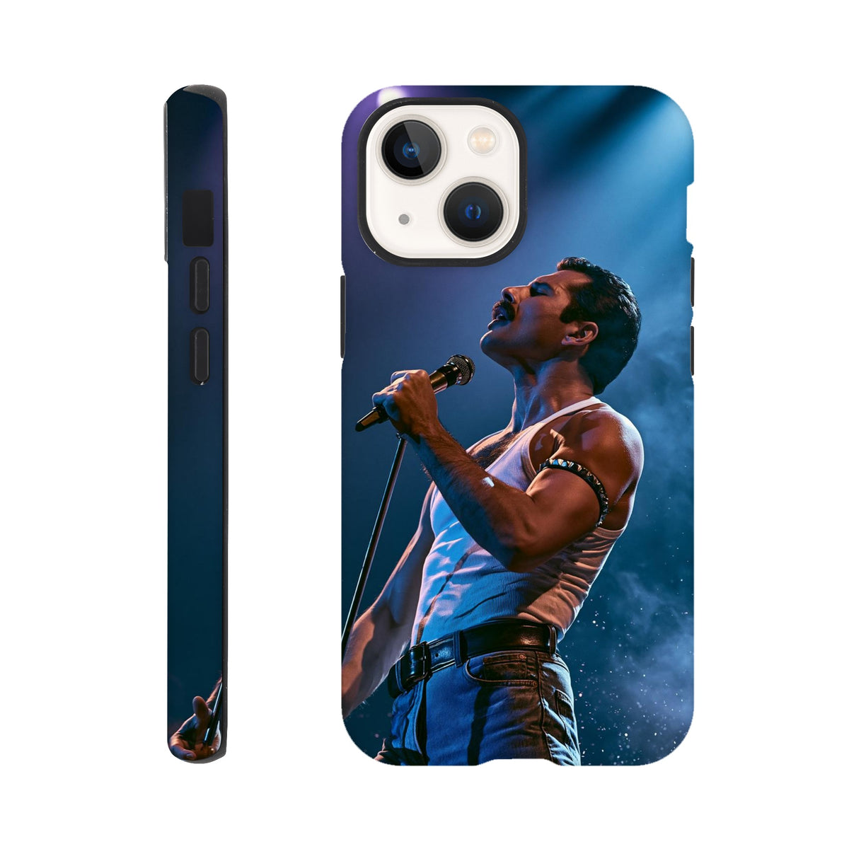 Coque iPhone Concert pop, illustration colorée inspirée de la scène rock.