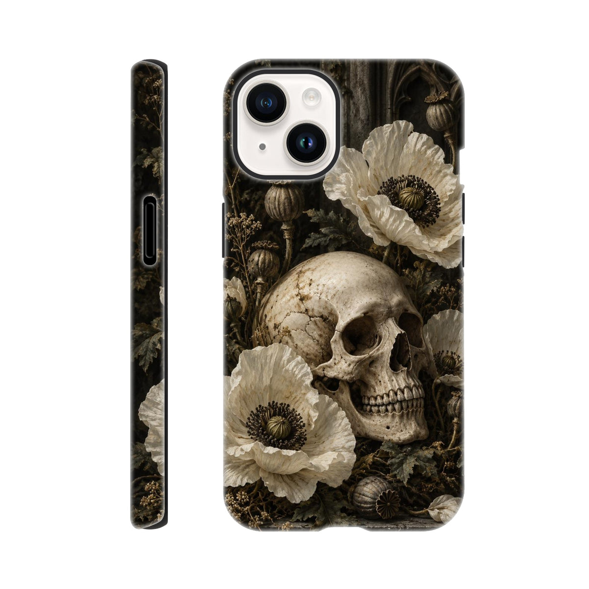 Coque iPhone The Poison Garden, motif botanique sombre inspiré de l’univers des sorcières.