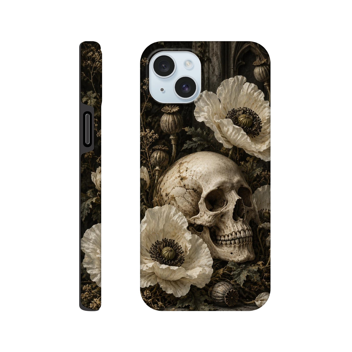 Coque iPhone The Poison Garden, motif botanique sombre inspiré de l’univers des sorcières.