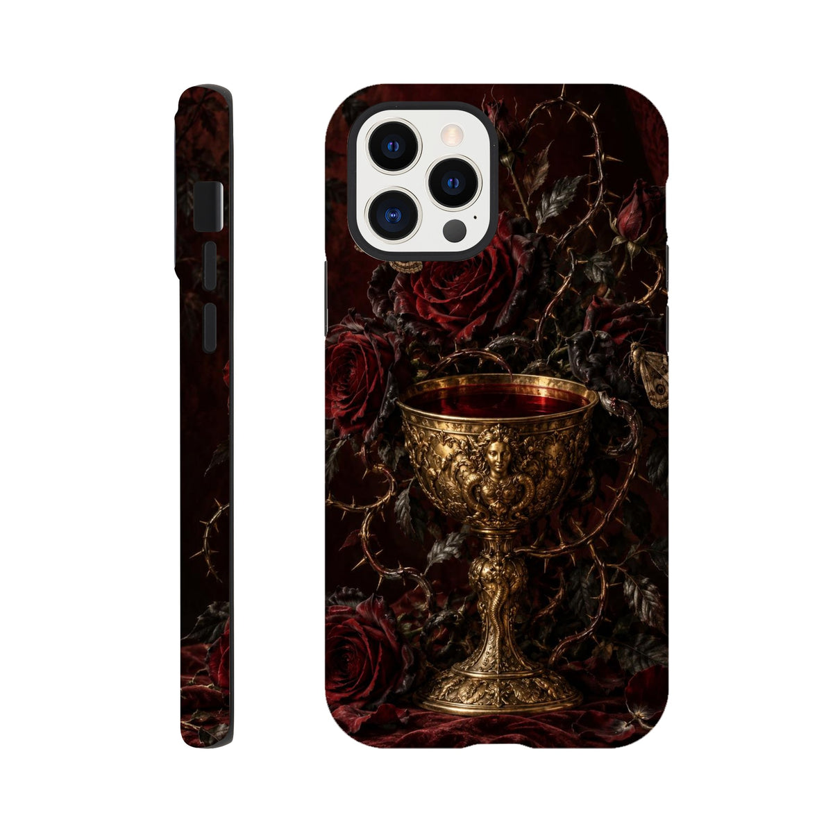 Coque iPhone The Poison Garden, motif botanique sombre inspiré de l’univers des sorcières.