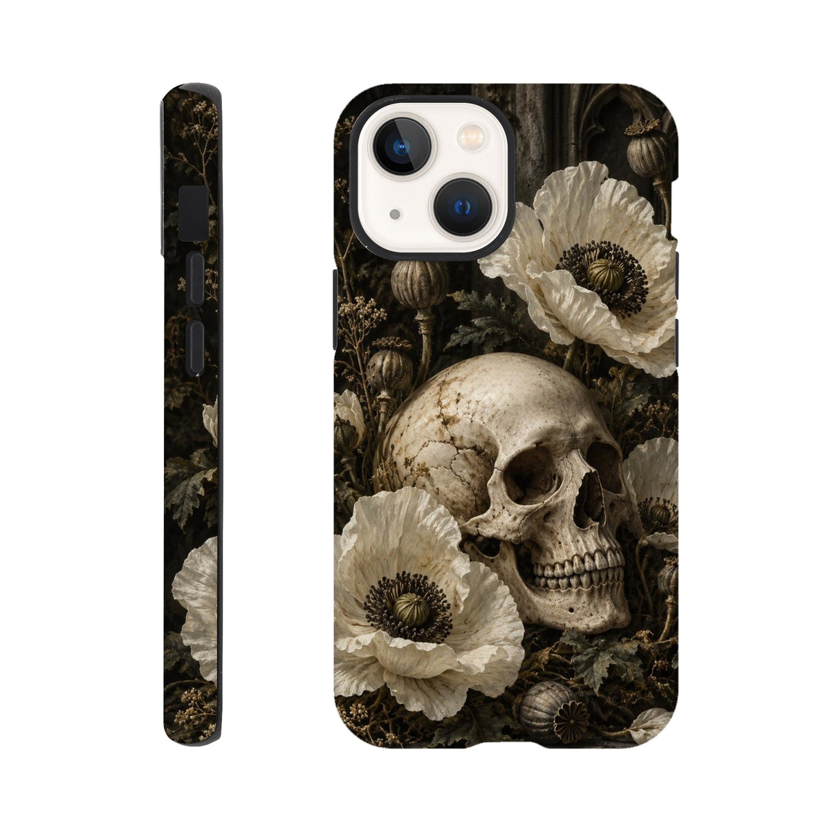 Coque iPhone The Poison Garden, motif botanique sombre inspiré de l’univers des sorcières.