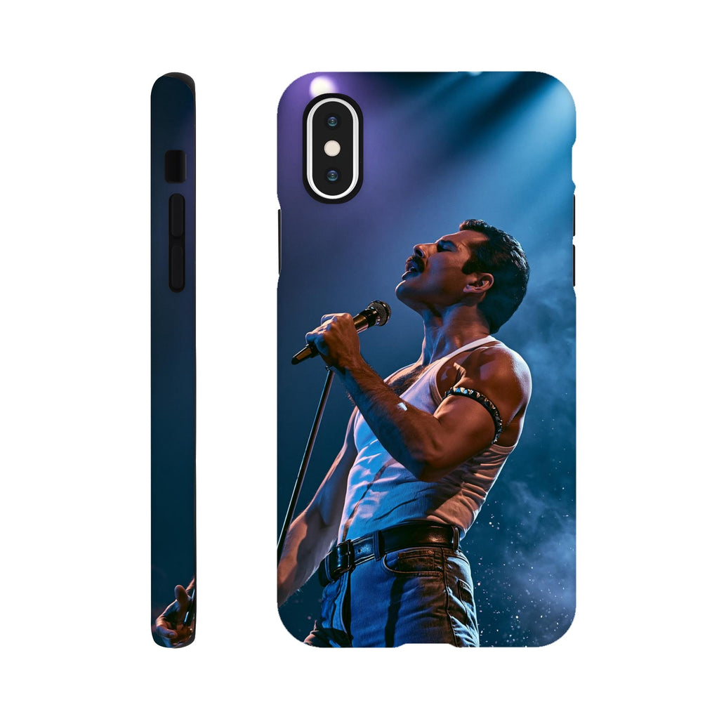 Coque iPhone Concert pop, illustration colorée inspirée de la scène rock.