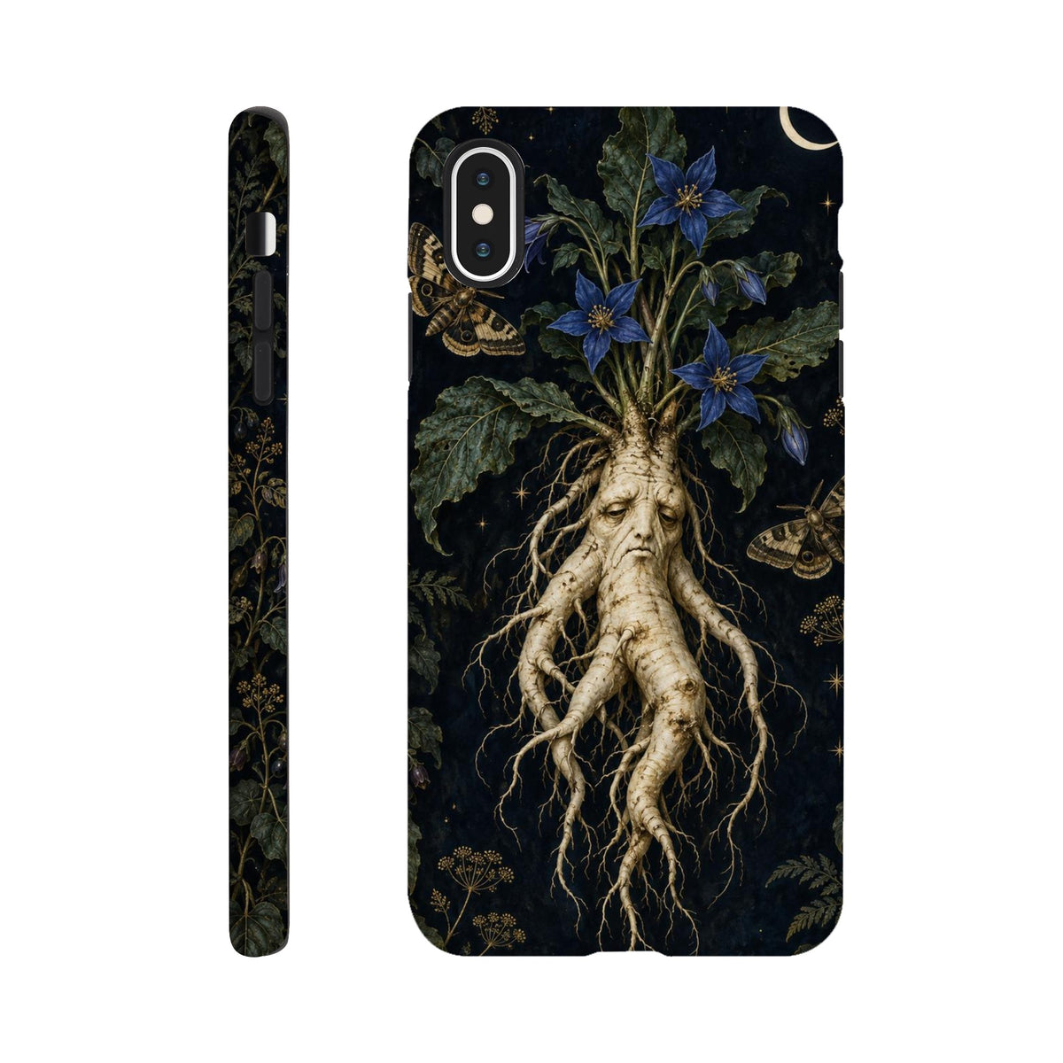Coque iPhone The Poison Garden, motif botanique sombre inspiré de l’univers des sorcières.