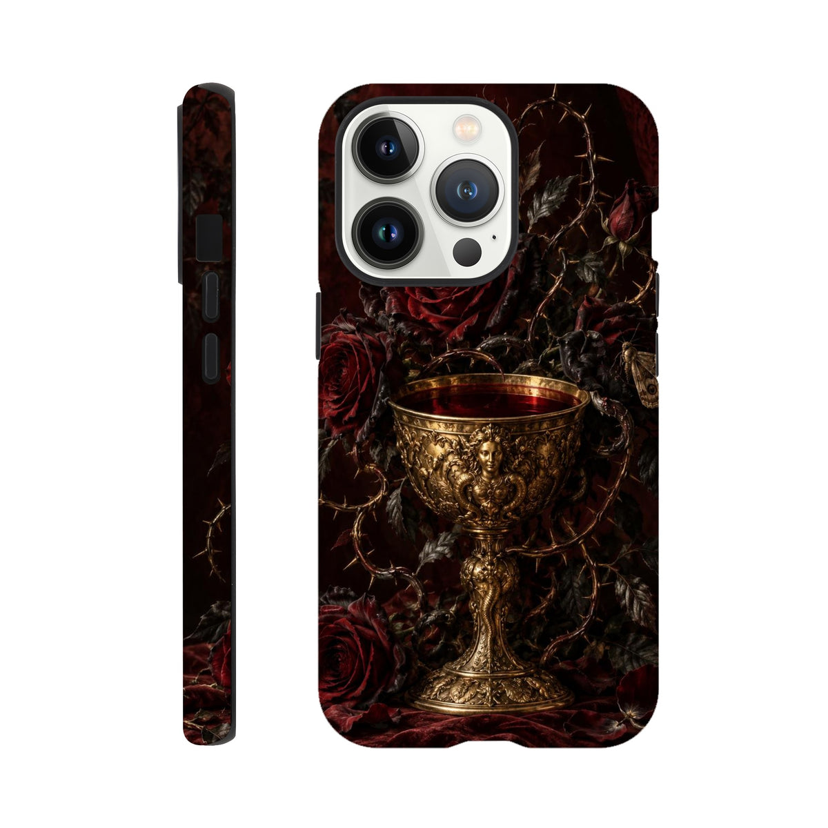 Coque iPhone The Poison Garden, motif botanique sombre inspiré de l’univers des sorcières.