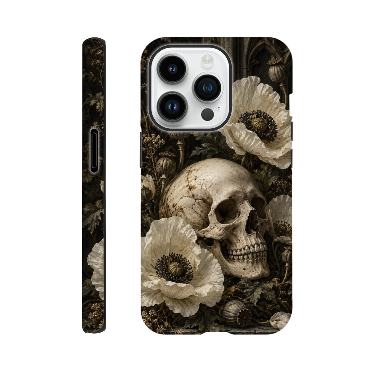 Coque iPhone The Poison Garden, motif botanique sombre inspiré de l’univers des sorcières.