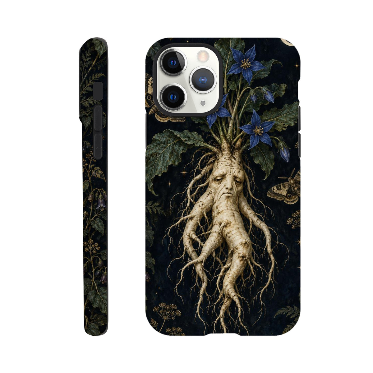 Coque iPhone The Poison Garden, motif botanique sombre inspiré de l’univers des sorcières.