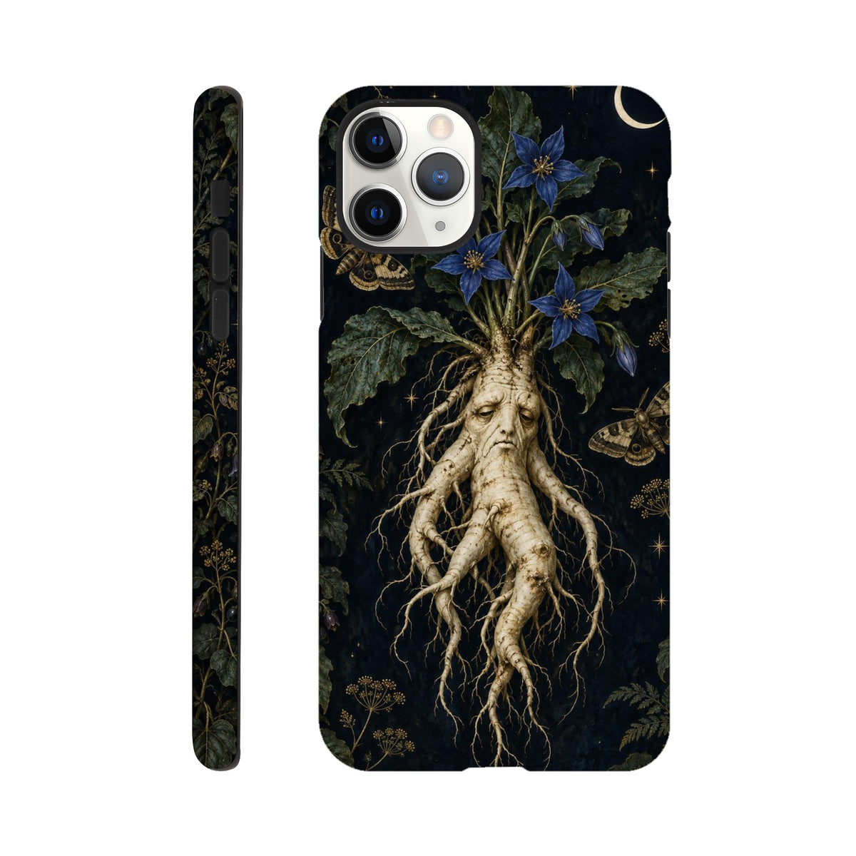 Coque iPhone The Poison Garden, motif botanique sombre inspiré de l’univers des sorcières.