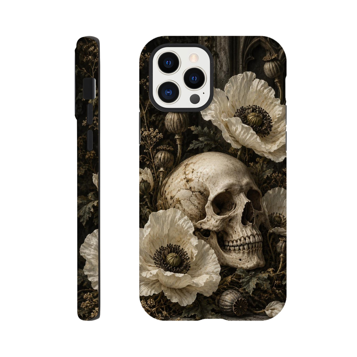 Coque iPhone The Poison Garden, motif botanique sombre inspiré de l’univers des sorcières.