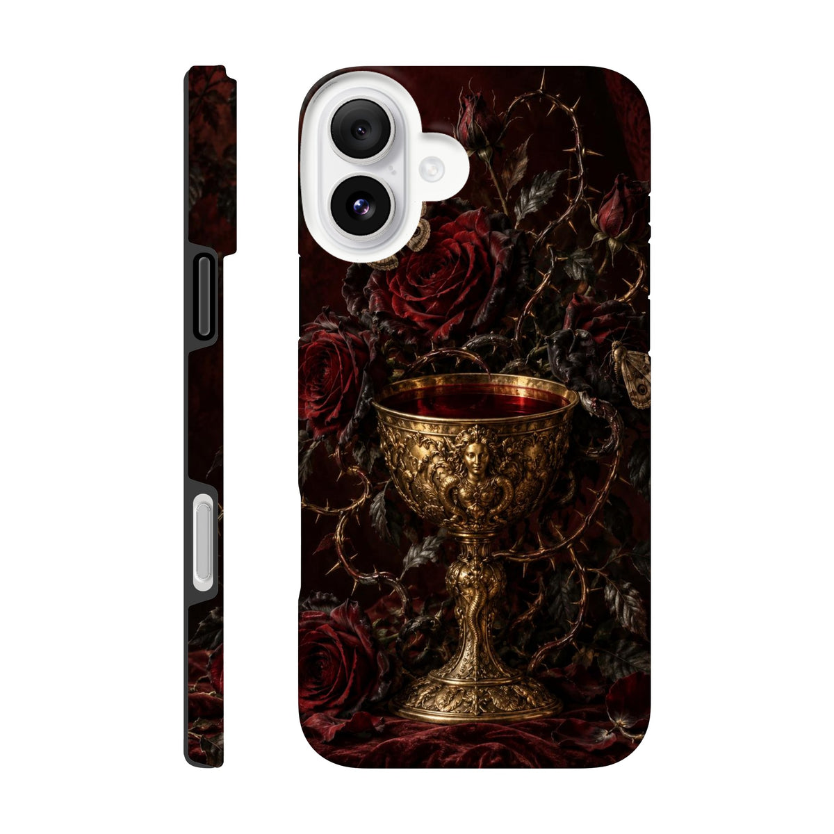Coque iPhone The Poison Garden, motif botanique sombre inspiré de l’univers des sorcières.