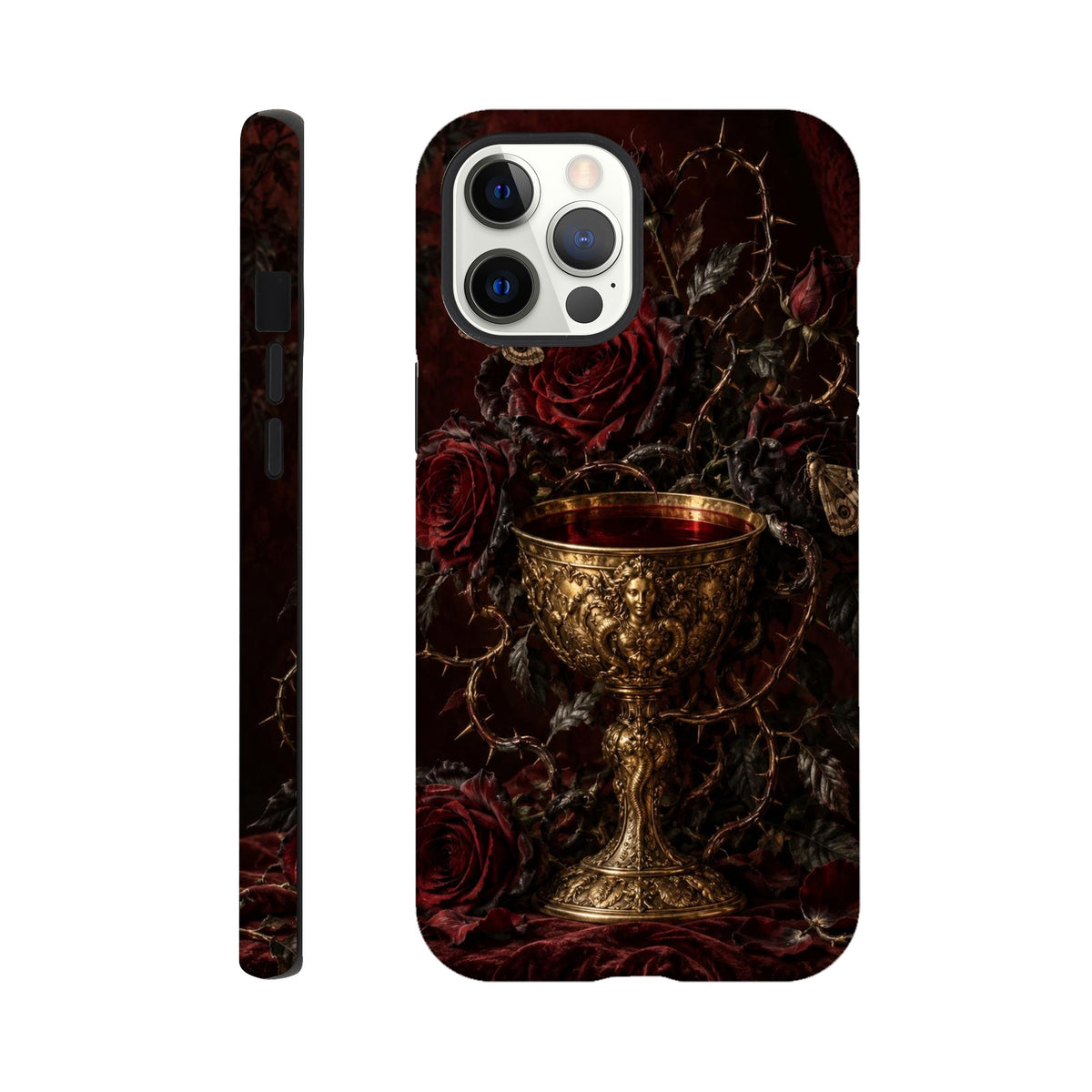 Coque iPhone The Poison Garden, motif botanique sombre inspiré de l’univers des sorcières.