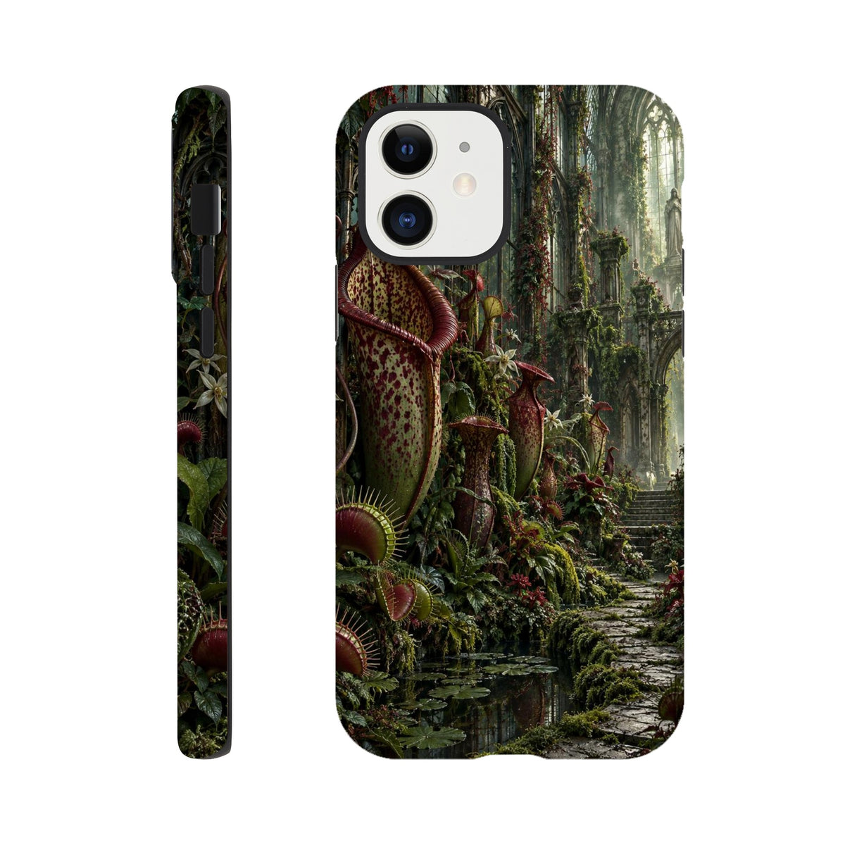 Coque iPhone The Poison Garden, motif botanique sombre inspiré de l’univers des sorcières.