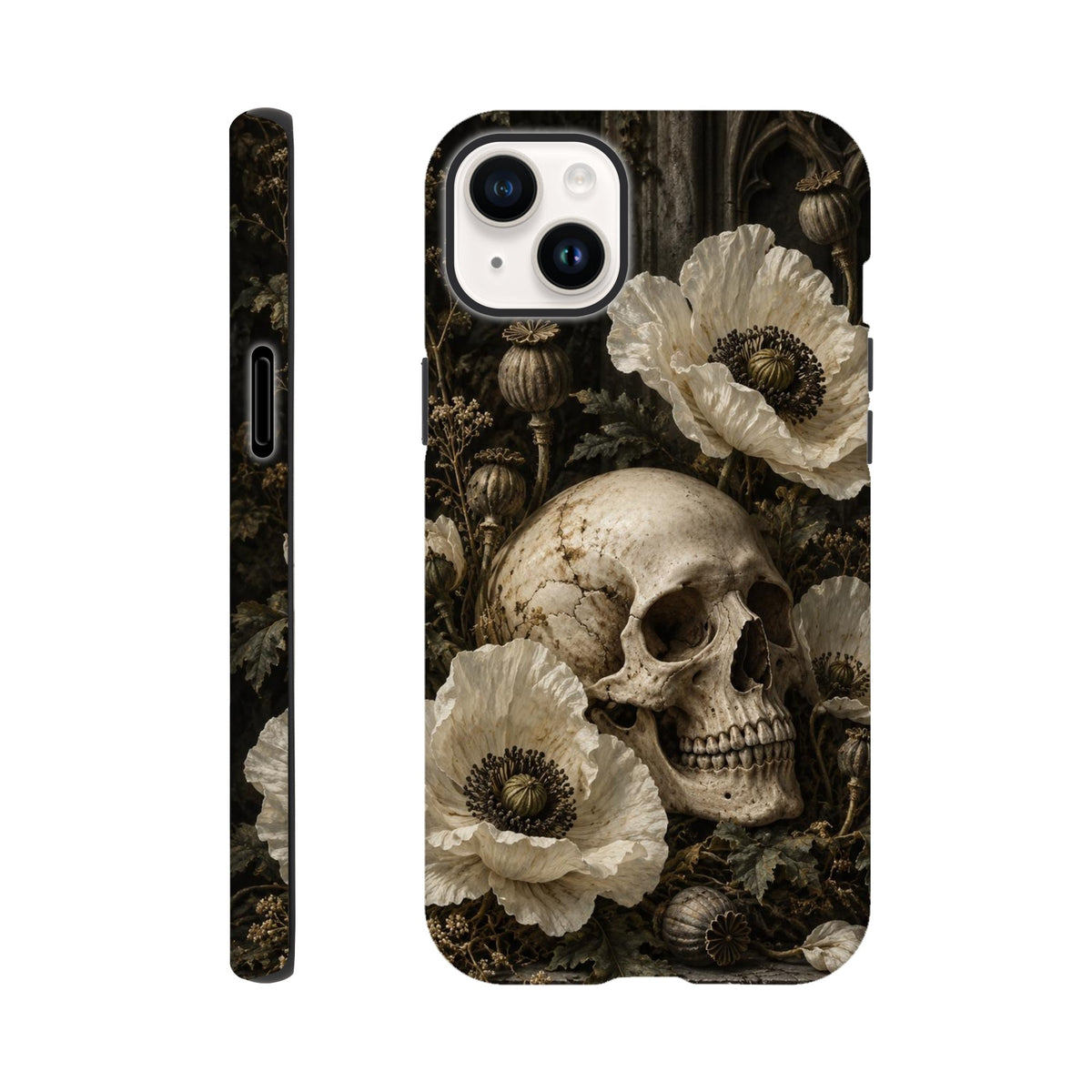 Coque iPhone The Poison Garden, motif botanique sombre inspiré de l’univers des sorcières.