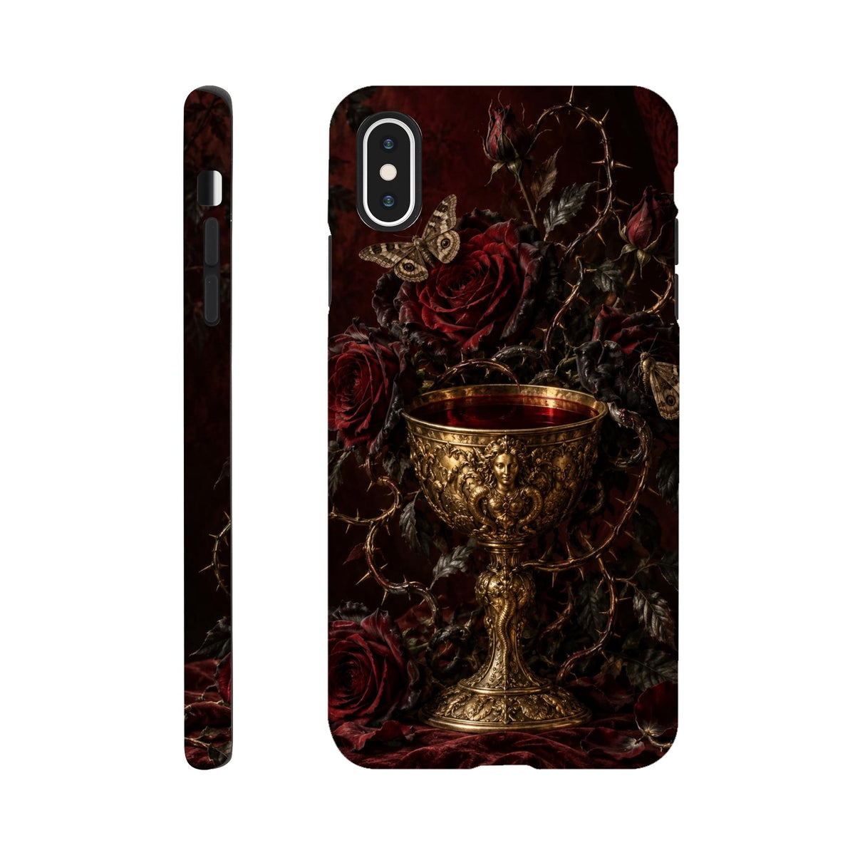Coque iPhone The Poison Garden, motif botanique sombre inspiré de l’univers des sorcières.