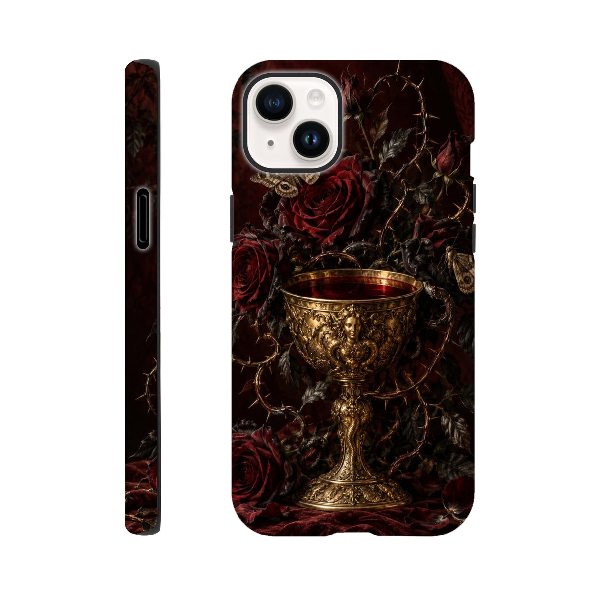 Coque iPhone The Poison Garden, motif botanique sombre inspiré de l’univers des sorcières.
