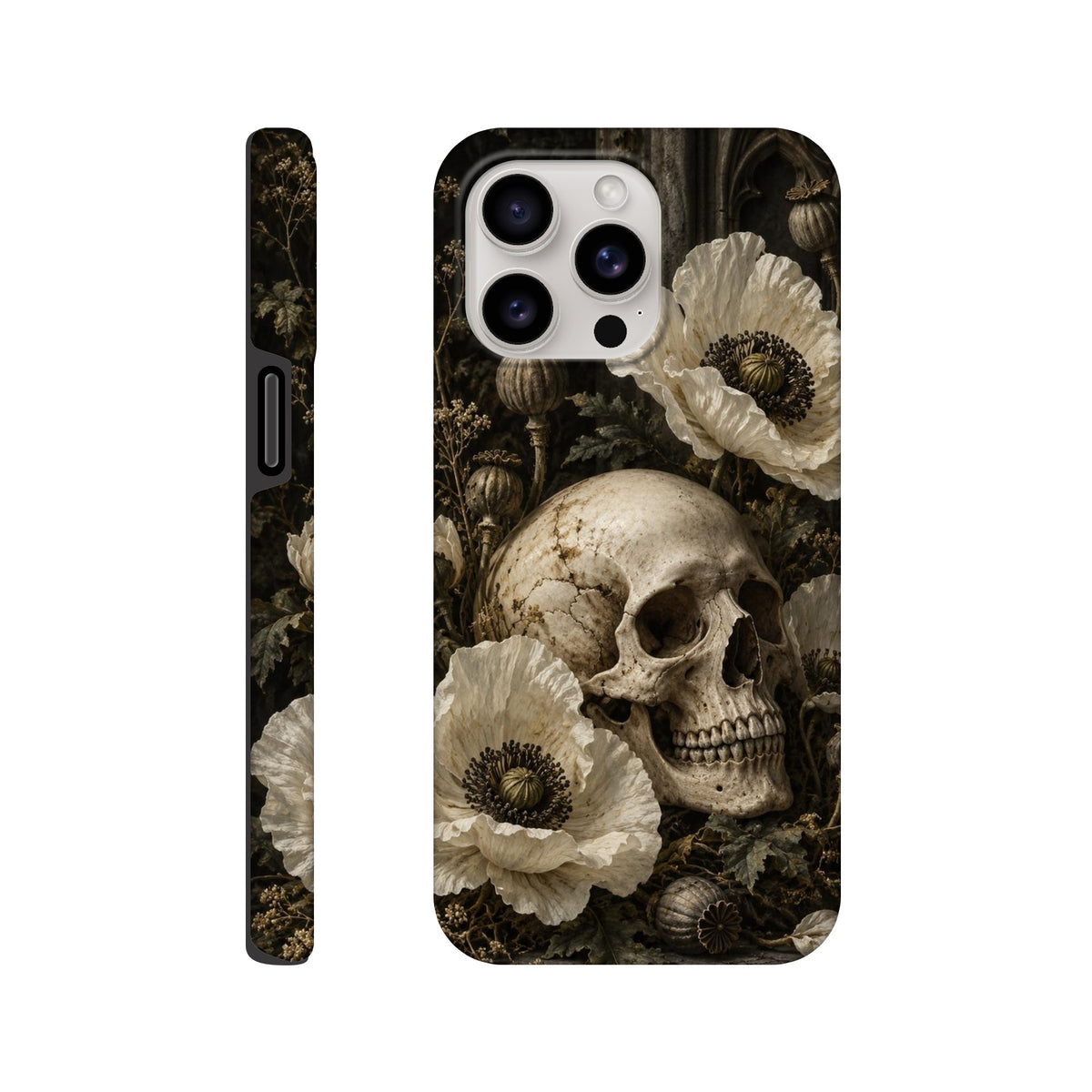 Coque iPhone The Poison Garden, motif botanique sombre inspiré de l’univers des sorcières.