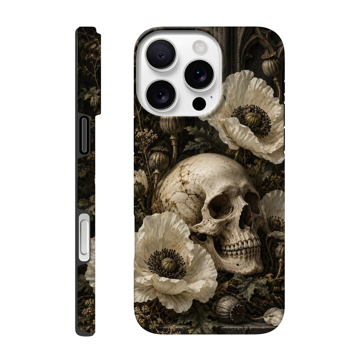 Coque iPhone The Poison Garden, motif botanique sombre inspiré de l’univers des sorcières.