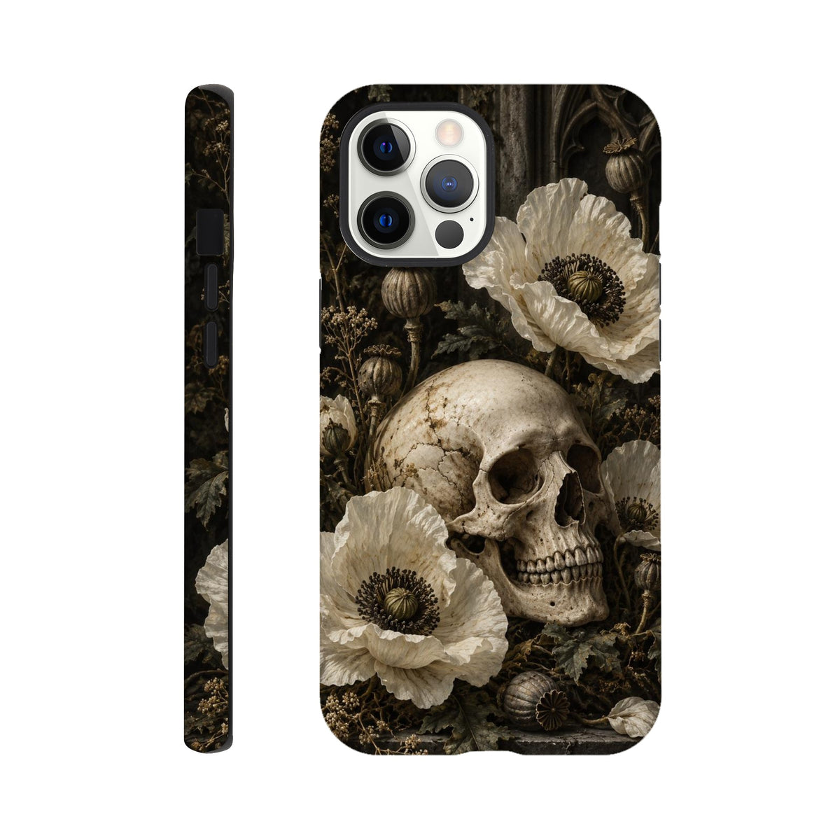 Coque iPhone The Poison Garden, motif botanique sombre inspiré de l’univers des sorcières.